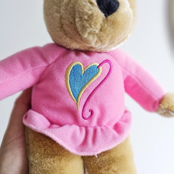 Vintage Hallmark "Love and Kiss" Magnetic Kissing Plush Bear 10" Valentines - Picture 10 of 11